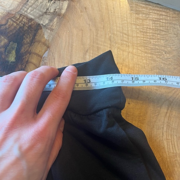 NWT HALARA Black Crossover High Waisted Pocket Drawstring Casual Joggers - Picture 8 of 11